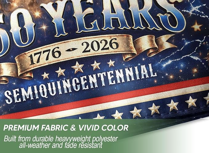 250 Anniversary Usa Flag, 1776-2026 Commemorative, 250th Anniversary Patriotic Design, Garden Flags For Outside, Doubleided Outdoor Yard Decoration For Independence Day 3 (12x18 Inch)