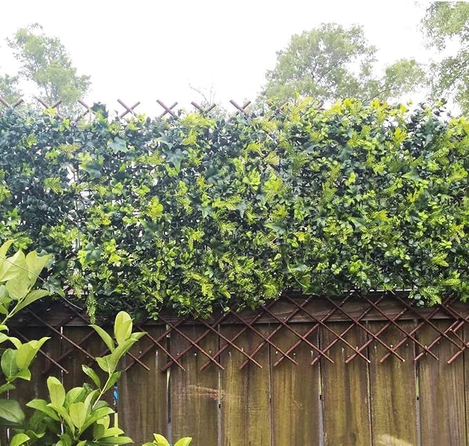 Sumery Nature Willow Trellis Expandable Plant Support Plant Climbing Lattices Trellis Willow Expandable Trellis Fence for Climbing Plants Support 36x92 Inch,Double Panel (1, Willow Wicker Fence)