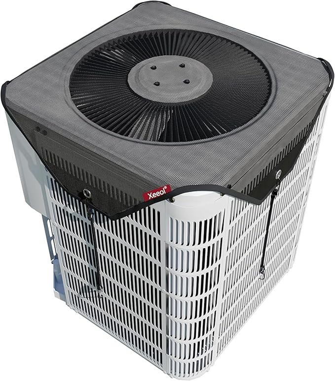 28x28 Central Air Conditioner Covers for Outside, Larger Mesh AC Unit Covers Outdoor - Top Universal Defender