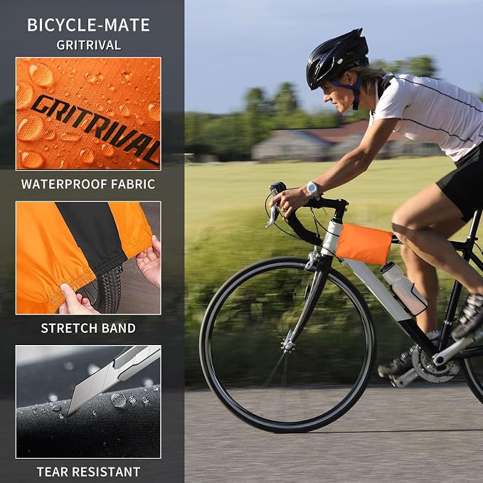 Bike Covers Outdoor Storage Waterproof. It Comes in 3 Colors and 2 Sizes. The Bike Cover is Equipped With a Bike Chain Lock