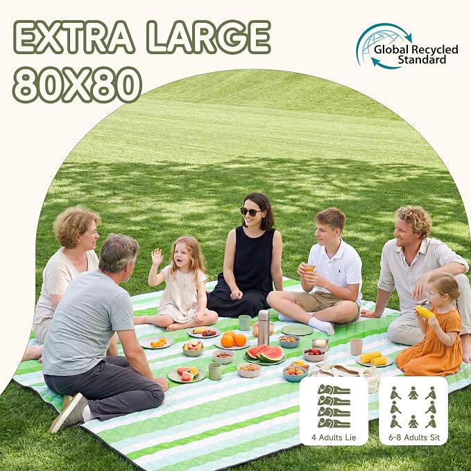 Genovega Waterproof Beach Blanket Picnic Outdoor Mat Rug Adult Women Her Sister Mom Gf Girlfriend Aunt Auntie Titi Best Friend Friendship Bestie Wife Daughter in Law Lady Happy Birthday Cool Unique
