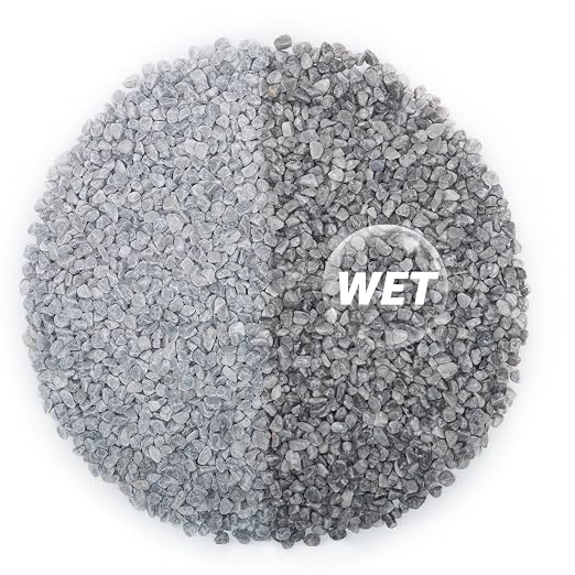 20lbs Natural Gravel Pebbles for Succulents and Cacti, 1/5 Inch Decorative River Stones – Perfect for Vases, Aquariums, Terrariums, and Outdoor Gardening, Mixed Colors (Grey, 20 Pounds)