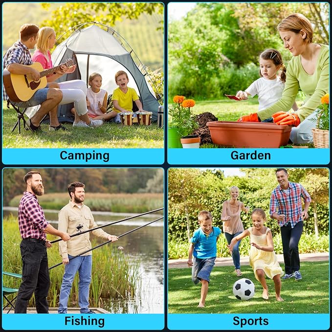 Collapsible Wagon Cart with Wheels Foldable: 360LBS Heavy Duty Folding Utility Wagon - Portable All Terrain Grocery Wagon Cart for Groceries Shopping Outdoor Camping Fishing Sports (Dark Black)