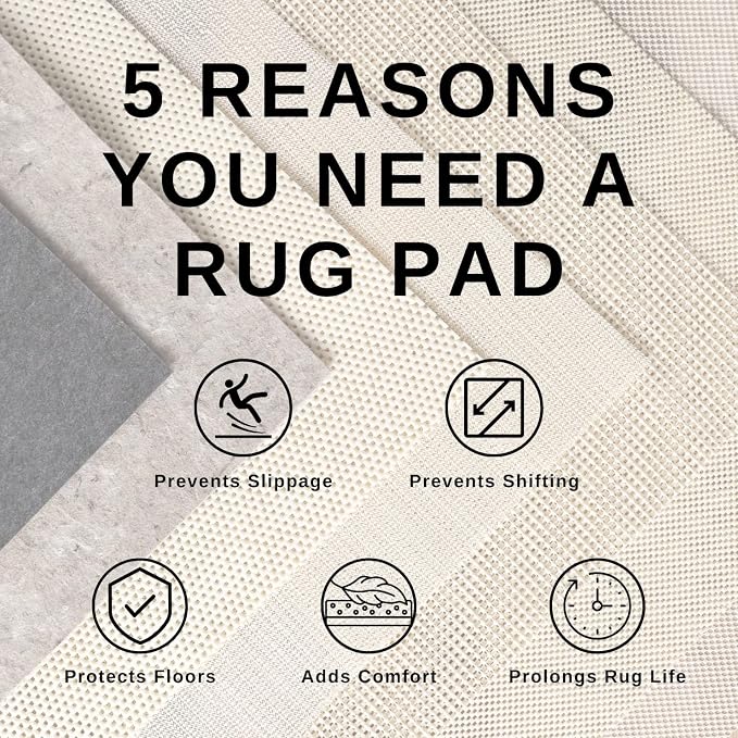 Livabliss Area Rugs - 4x6 Romaine Vintage Boho Fuchsia Mustard Blue Area Rug for Living Room Bedroom - Floral Medallion Stain Resistant Carpet for Kitchen, Nursery, Office (3'11" x 5'7")