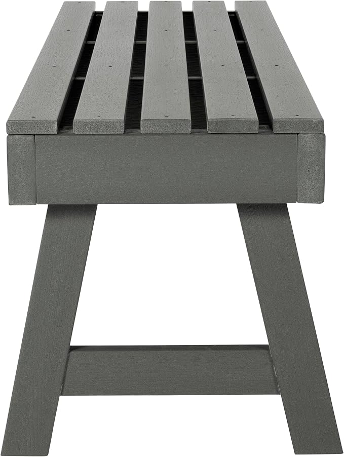 highwood AD-BENN4-CGE Weatherly Backless Bench, 4-Feet, Coastal Teak