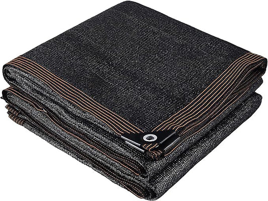 winemana 70% Black Shade Cloth, 6 x 12 FT Durable Mesh Tarp with Grommets, Resistant Garden Sun Shade Netting with Taped Edge for Plant Cover, Greenhouse, Patio, Tomatoes, Chicken Coop, Barn Kennel