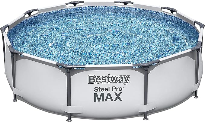 Bestway Swimming Pool Steel Pro MAX 56406 - FrameLink System - Easy to assemble - 305 x 76 cm - Incl. Cleaning Kit