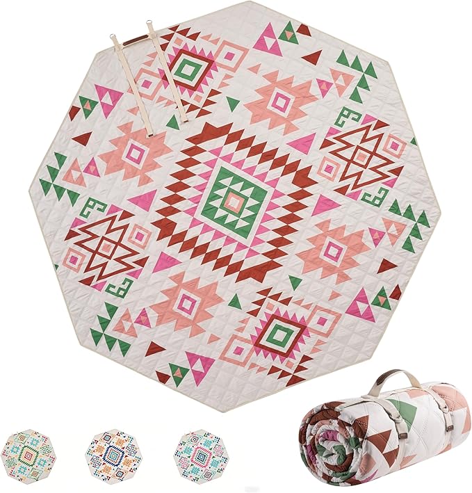 87 in * 87 in Waterproof Picnic Mat Picnic Blanket, Enlarged and Thickened Camping Mat, Larger Picnic Blanket, Suitable for Grassland, Beach, Courtyard, Outdoor Activities (red)