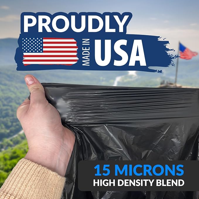 Reli. 30 to 33 Gallon Trash Bags Heavy Duty | 250 Trash Bags with Ties | Super Sizeable, Black, Serious Garbage Cleanup
