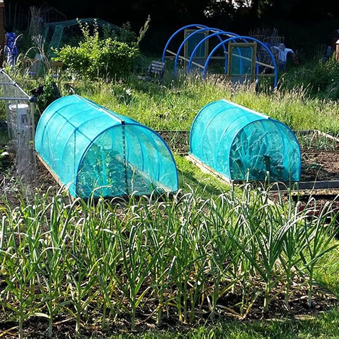 Garden Barrier Netting, Plant Covers 10x33ft Extra Fine Mesh 30% Green Sunblock Shade Cloth Mesh Protection Netting for Vegetable Fruits Flowers Crops Row Cover Raised Bed Screen Against Birds Animal
