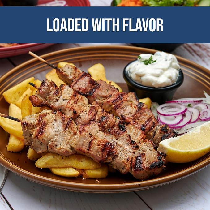 Organic Greek Seasoning Blend - It's Greek To Me by Flavor Seed, Mediterranean Herbs & Spices for Gyro, Tzatziki & Kebab, Carnivore & Keto Friendly, 4 oz Resealable Bag