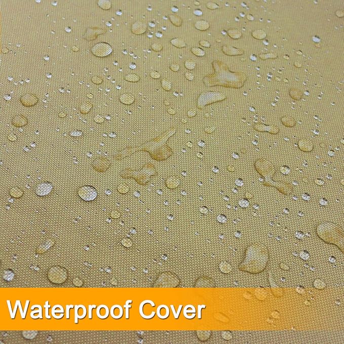 Ogrmar 38"x70" Garden Fountain Cover 600D Oxford Waterproof Dustproof Cover with Locking Drawstring for Winter Outdoor Garden Fountain Statue（38"x70"）