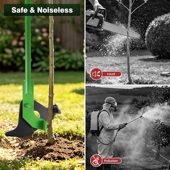 Heavy-Duty Tree Puller Tool – High-Leverage Sapling Puller for ¼ inch to 2'' inches Roots, Manual Root Remover for Shrubs, Vines & Thorns, Eco-Friendly Garden Tool