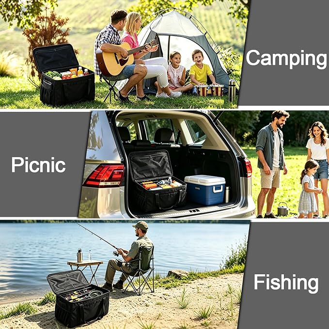45L Camping Storage Bag, Tactical Camping Storage Bag | 600D is durable, waterproof, Suitable for camping, traveling, picnicking