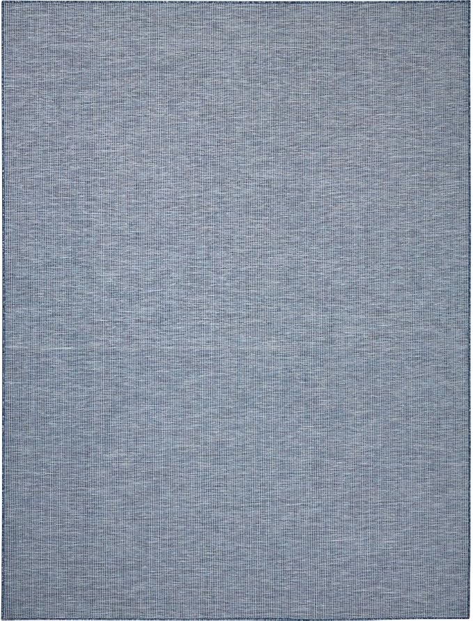 Nourison Home Positano Navy Blue 10' x 14' Area Rug - Easy Clean, Non Shedding, Bed Room, Living Room, Dining Room, Kitchen (10' x 14')
