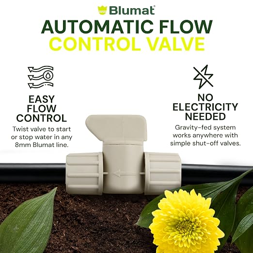 Backyard Irrigation Kit, Gravity Drip System for Container Gardening