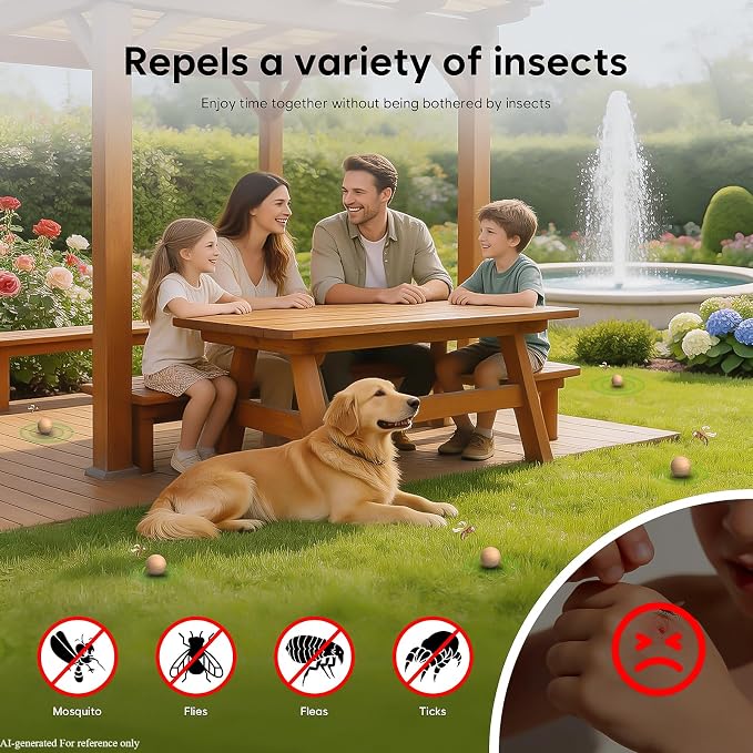 Mosquito Repellent Outdoor Patio 36 Balls - Mosquito Repellant Indoor & Outdoor for Yard Home Patio Travel Camping, Keep Mosquitoes Away from Door Patio