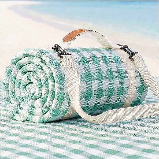 Waterproof Beach Blanket Picnic Mat Outdoor Dog Rug Foldable Oversized Extra Large Sandproof Sand Free Resistant Big XL Giant Towel Hawaii Family Essentials Supplies Summer Must Have Vacation Gift
