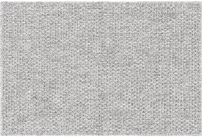 CAMILSON Easy Jute Rug 2x3, Indoor Outdoor Gray Color Farmhouse Area Rugs for Living Room and Kitchen Rug, Solid Boho Woven Design, Easy-Cleaning, Washable Outside Carpet Alfombras (2 x 3)