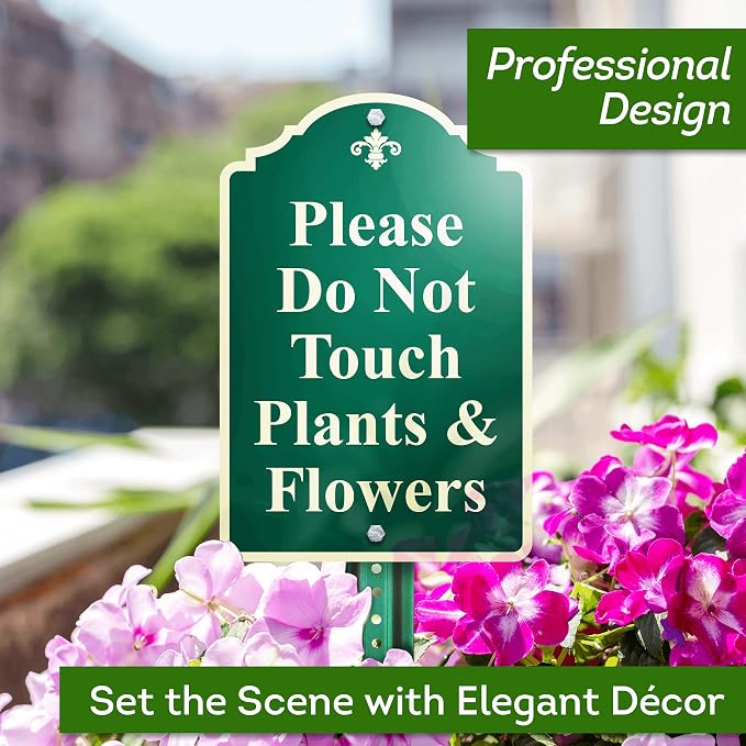 Custom Sign, Customized for Outdoor/Indoor Use, Personalized Designer Style Sign, 8x12 Inch, 24 Colors, Rust-Free Thick AlumaBond - Made by: My Sign Center, USA (Florolex I - Flood)
