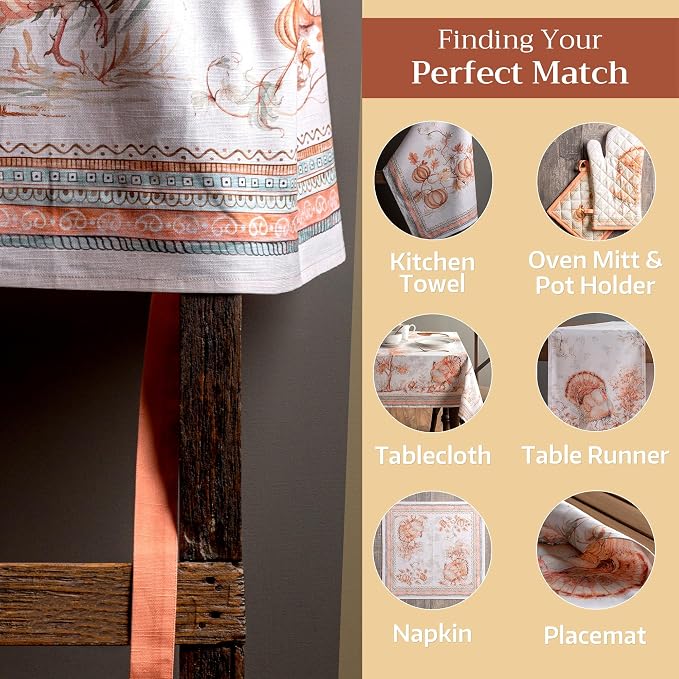 Maison d' Hermine Aprons for women with Pocket 100% Cotton (27.50"x31.50") | Adjustable Neck Strap & long ties Apron Men Chef Wedding Cooking Gardening Server Maid
