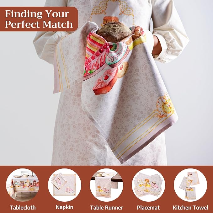 Maison d' Hermine Aprons for women with Pocket 100% Cotton (27.50"x31.50") | Adjustable Neck Strap & long ties Apron Men Chef Wedding Cooking Gardening Server Maid