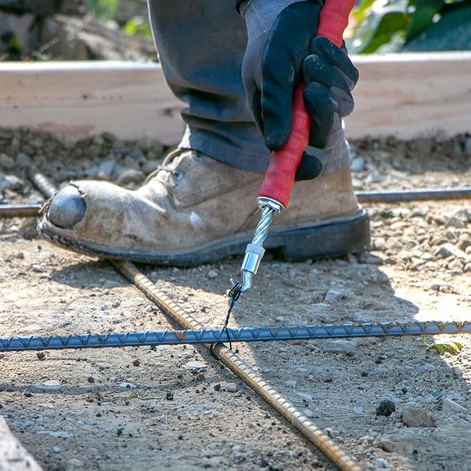 Marshalltown QLT Pull Tie Wire Twister, Concrete, Rebar Cutting and Tying, 12637