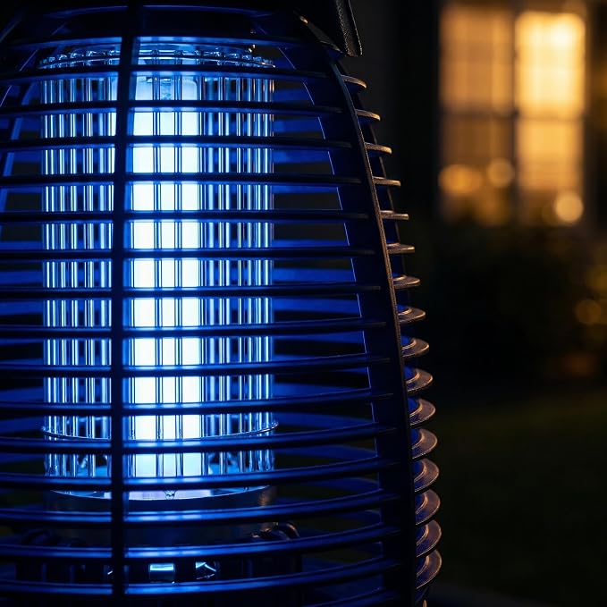 Bug Zapper Outdoor for Mosquito Flies - Waterproof Insect Killer Trap Lamp Electric 4200V Powerful Bug Zappers Indoor with LED Light for Patio Porch Garage Backyard & Home