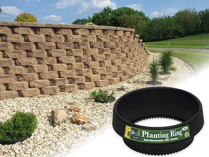 14-Pack 16-inch Planting Rings – Deep Watering Basin & Garden Edging.