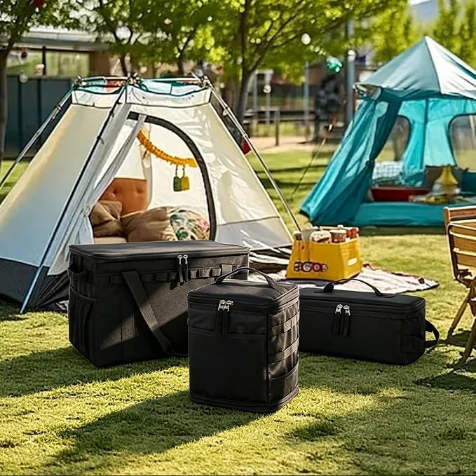 11L Camping Storage Bag, Tactical Camping Storage Bag | 600D is durable, waterproof, Suitable for camping, traveling, picnicking