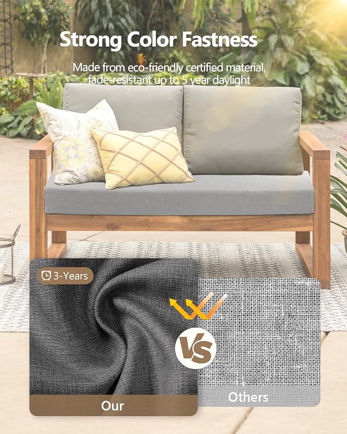 Custom Bench Cushion, Outdoor Waterproof Bench Cushions Custom Size and Color, Customizable Comfortable Patio Porch Swing Bench For Cushion, Personalized Indoor Furniture Sofa Bay Window Seat Cushions