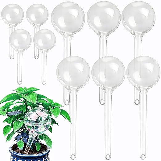 Plant Self Watering Globes – Durable Self Watering Bulb, Automatic Plant Waterer Stake Ideal for Vacation & Daily Plant Care, Keep Houseplant, Garden, Hanging Basket Plant Hydrated While You’re Away