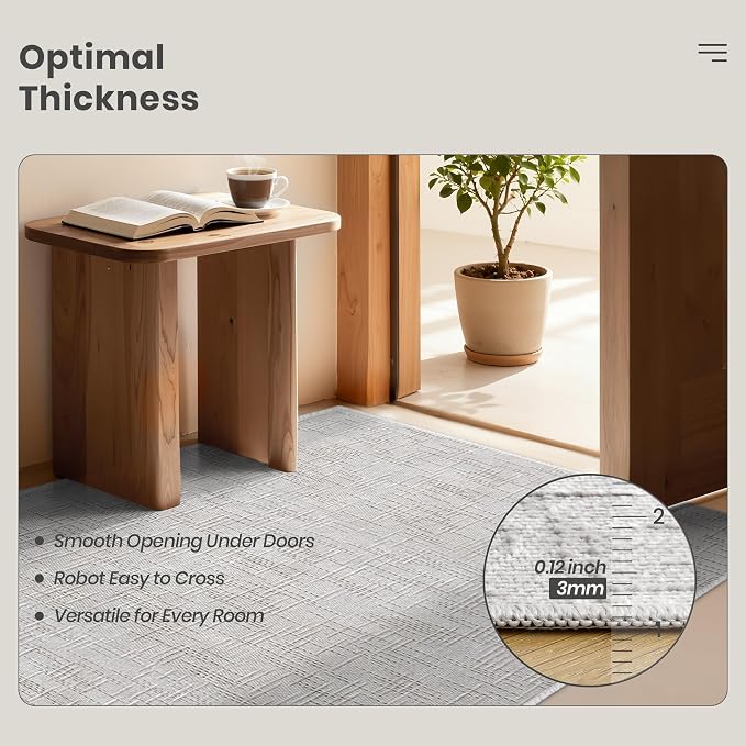 Valenrug Washable Rugs 5x7, High-Low Pile Area Rugs for Living Room, Grey | Soft Fluffy Textured Design Non Slip & Lighweight, Folable, Stain Resistant Floor Carpet Rug for Bedroom, Dining Room, Office