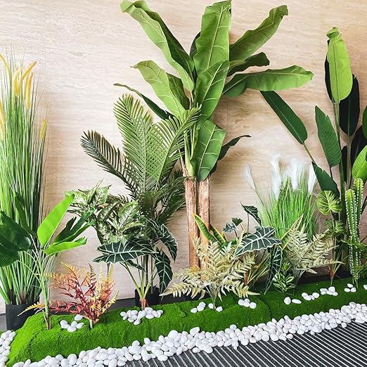 YISZM 40lbs White River Rocks for Landscaping, 2-3 Inch Natural Pebbles for Indoor Plants, High Polished Decorative Stones Garden Outdoor and Indoor DIY Vase Filler Fish Tank Aquariums