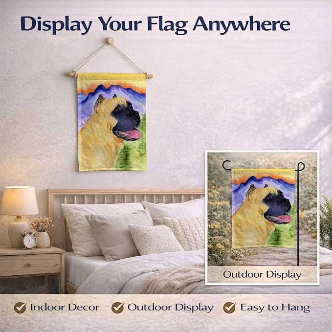 Caroline's Treasures SS8233GF Cane Corso Garden Flag Mailbox Flag Decorative Yard Flag Banner Outside Patio Artwork Yard Flower Beds, Garden Size, Multicolor