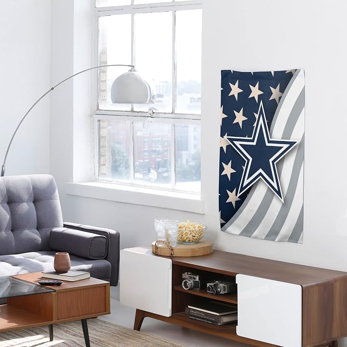 NFL Double Sided Team Logo Vertical Flag (40" x 28")
