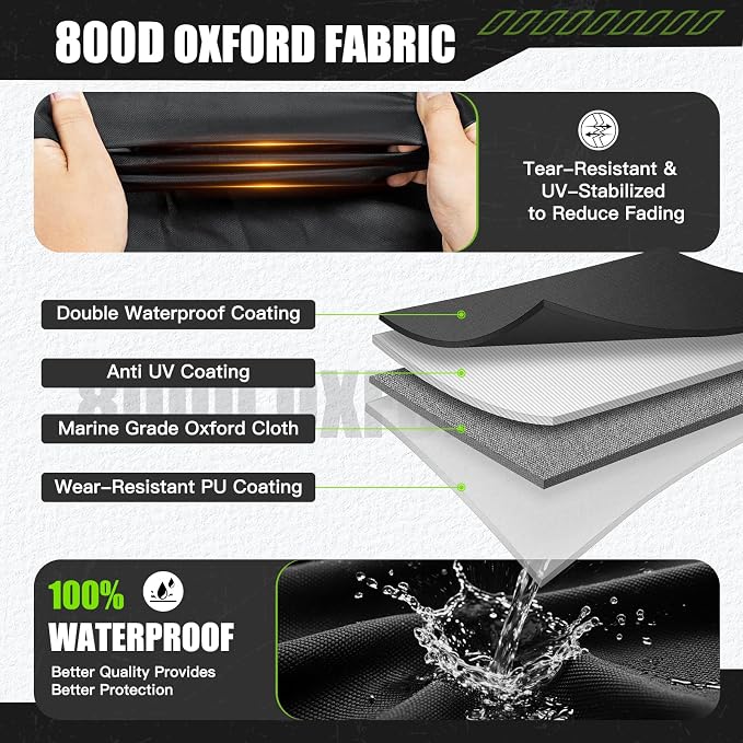 800D Snow Blower Cover, Snowblower Covers Waterproof Outdoor fits Ariens, Cub Cadet, Honda, EGO, Toro, Snow Joe