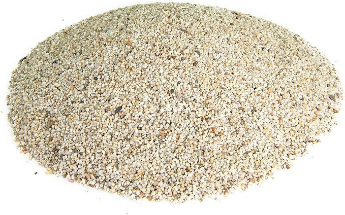 Mexican Beach Pebbles | 2000 Pounds of Smooth Unpolished Stones | Hand-Picked, Premium Pebbles for Garden and Landscape Design | White Criva, 1/4 Inch