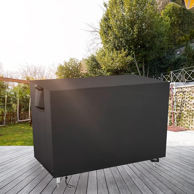 Outdoor Prep Table Cover 30 Inch, Waterproof Fadeproof UV Resistant Patio Stainless Steel Metal BBQ Table Cover All Season Protection for Outdoor Table - 30 X 18 X 34 Inch
