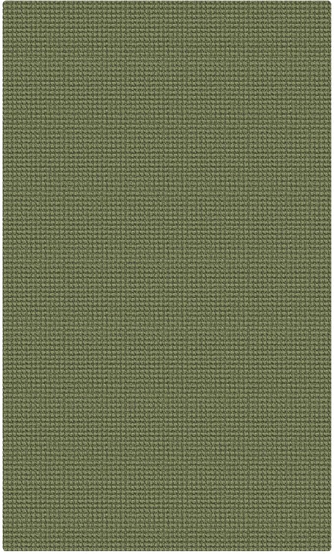 KOZYFLY Rugs for Entryway 3x5 ft Washable Area Rug Non Slip Rubber Backed Entry Rug Woven Indoor Door Mat Cotton Kitchen Rugs for Entryway, Foyer, Backdoor, Olive Green/Earthy Green