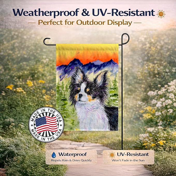 Caroline's Treasures SS8517GF Chihuahua Garden Flag Mailbox Flag Decorative Yard Flag Banner Outside Patio Artwork Yard Flower Beds, Garden Size, Multicolor