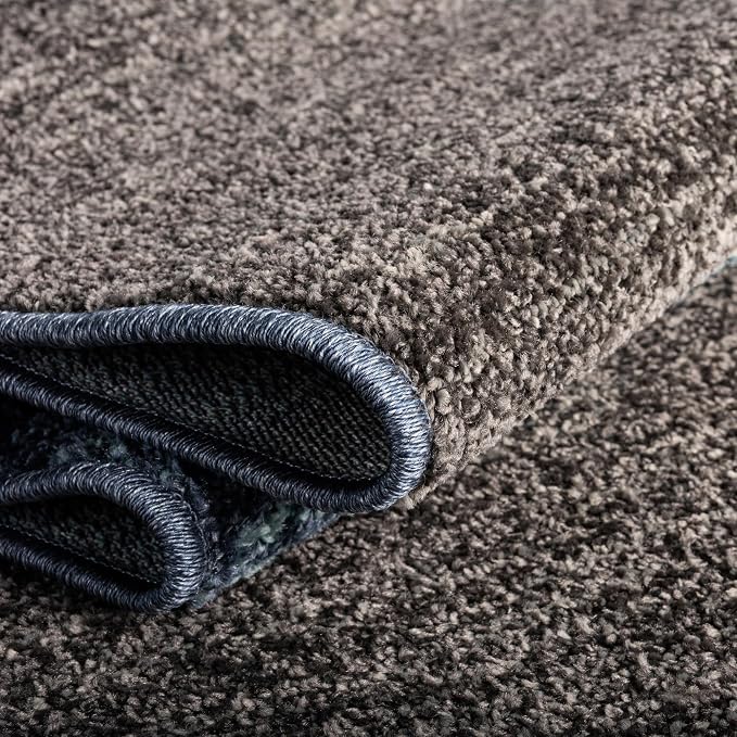 Unique Loom Autumn Collection Area Rug - Providence (2' x 3' 1" Rectangle, Blue Gray/ Light Brown)