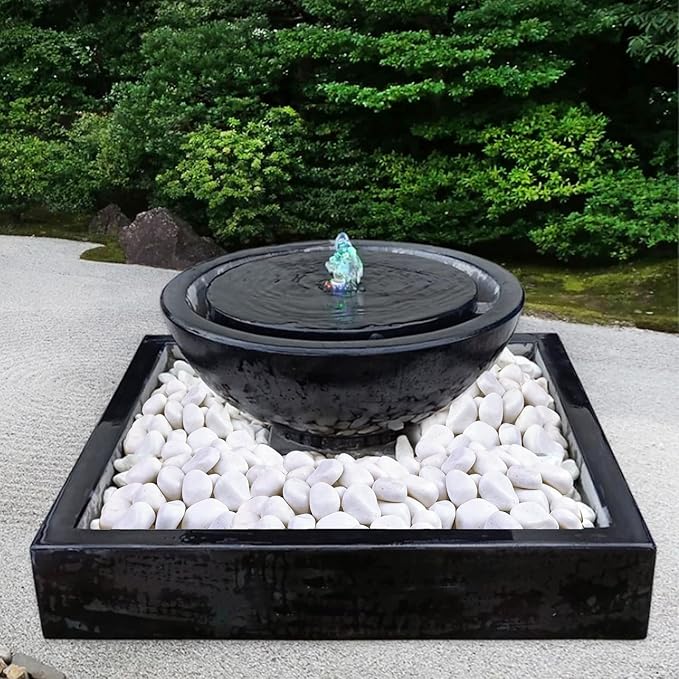 FANTIAN 20 lbs White Rocks for Gardens, 1.5-2.5 Inch Decorative Pebbles for Plants Outdoor, White River Rocks for Landscaping Plants Backyard Aquarium Vase and Bird Bath
