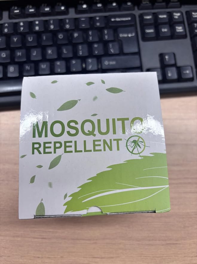 12 Pack Mosquito Repellent, Mosquito Repellent Outdoor Patio Powerful, Mosquites Deterrent for Yard, Camping,Hiking, Picnicking Child&Pets Friendly