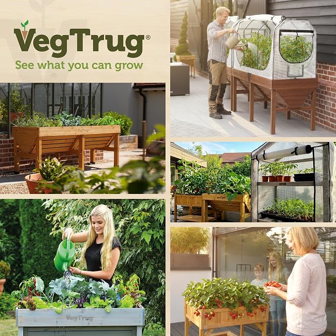 VegTrug® Raised Bed Classic Medium 1.8m, Natural