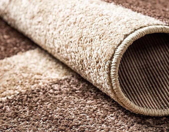 Unique Loom Autumn Collection Area Rug - Providence (5' 1" x 8' Rectangle, Light Brown/ Beige)