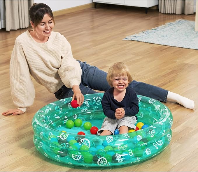 Bestway: Splash & Play - Inflatable Ball Pit Pool - 36" x 8", Kiddie Water Pool, 50 Colorful Balls, Versatile Outdoor & Indoor Use, Toddler & Kids 2+