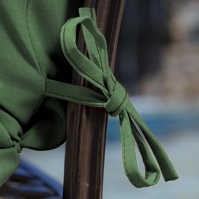 Arden Patio Dining Outdoor Chair Cushions, 20x44, Rain-Proof Seat Pad, Fade-Resistant Outdoor Cushion Bright Moss Green Leala