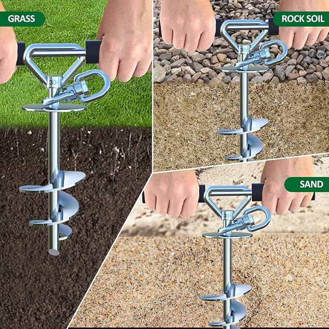 Catapamey Dog Tie Out Cable and Stake,with 30FT Heavy Duty Cable,360° Swivel Dog Run Stake-No Tangle-Runner for Yard,-Suitable for Up to 150 lbs- Idela for Yard Outdoor Camping