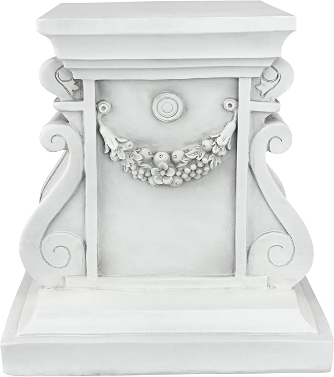 Design Toscano NG314105 Statuary Garden Base Riser, Medium, Classic Plinth